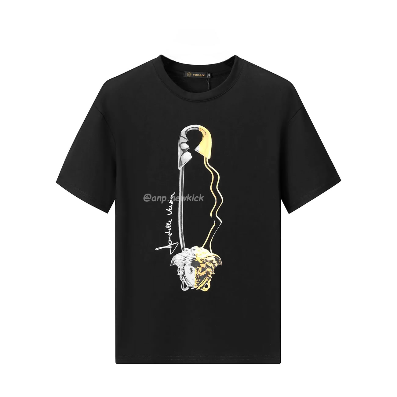 Versace Pattern Medusa Logo Printed Cotton T Shirt (13) - www.newkick.vip
